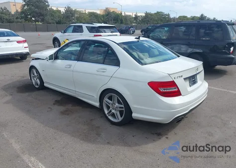 2012 Mercedes-Benz C 250 Sport from USA, damaged, VIN WDDGF4HB5CR223442